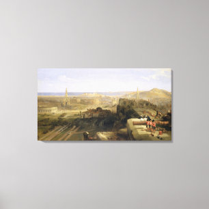 Impressão Em Tela Edimburgo do castelo, 1847 (óleo em canvas)