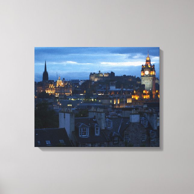 Impressão Em Tela Edinburgh Skyline (Frente)