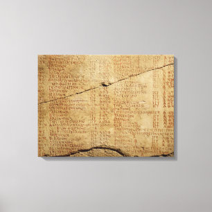 Impressão Em Tela Édito do imperador Diocletian