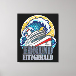 Impressão Em Tela Edmund Fitzgerald | Tribute to the Legendary Ship