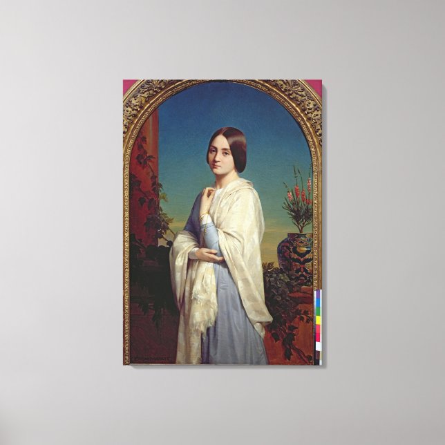 Impressão Em Tela Edouard Dubufe 1842 (Frente)