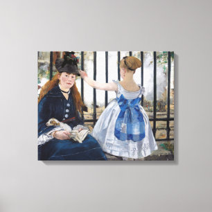 Impressão Em Tela Edouard Manet - A Ferrovia