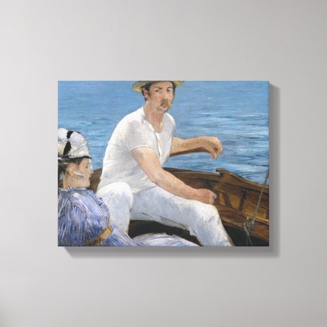 Impressão Em Tela Edouard Manet - Barco (Frente)