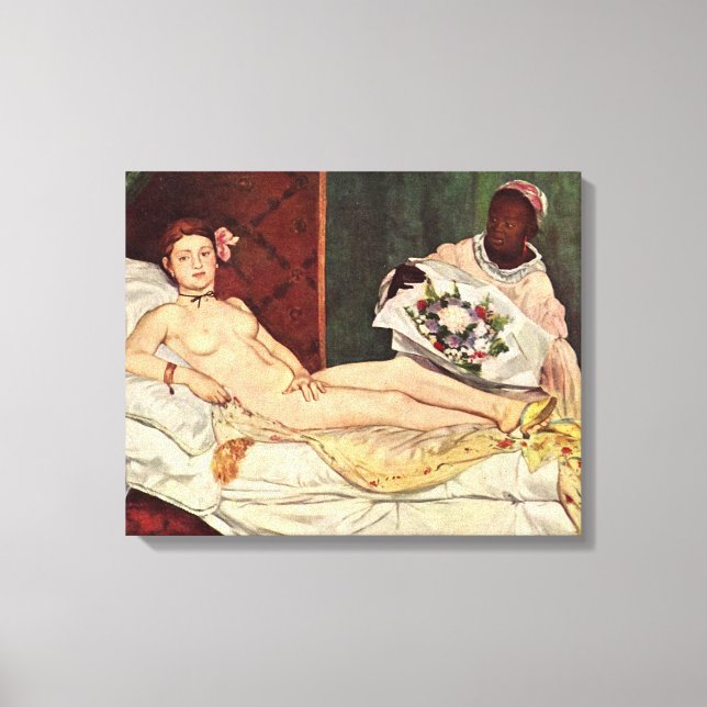 Impressão Em Tela edouard Manet - Olympia (Frente)