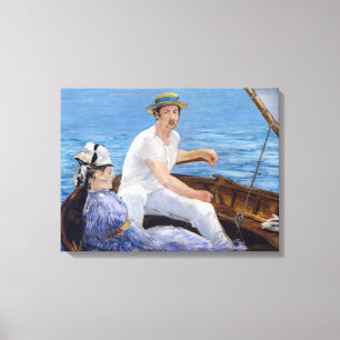 Impressão Em Tela Edouard Manet - Passeio de barco