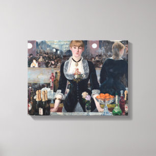 Impressão Em Tela Edouard Manet - Um Bar no Folies-Bergere