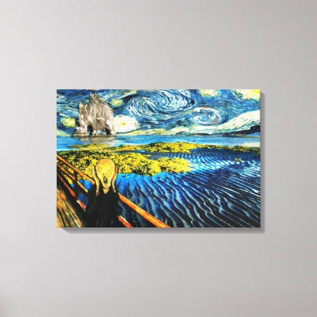 Impressão Em Tela Edvard encontra Vincent (Frente)