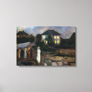Impressão Em Tela Edvard Munch - A Tempestade
