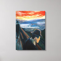 Edvard Munch - Humor Doente ao Pôr do Sol, Desespe