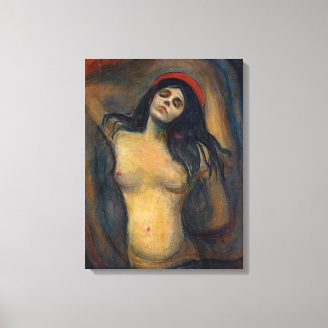 Impressão Em Tela Edvard Munch - Madona (Frente)