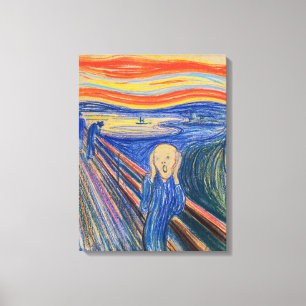 Impressão Em Tela Edvard Munch - O Grito 1895
