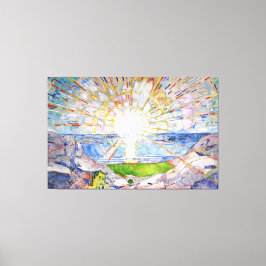 Impressão Em Tela Edvard Munch - O Sol