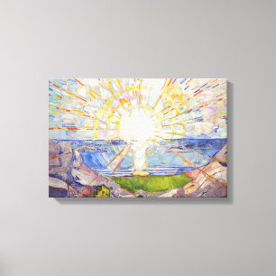 Impressão Em Tela Edvard Munch - O Sol 1911
