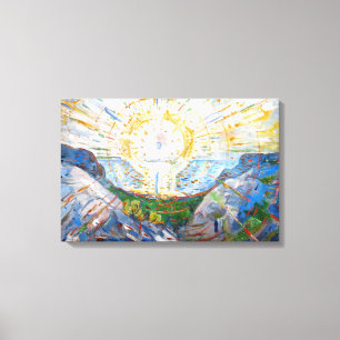 Impressão Em Tela Edvard Munch - O Sol 1912