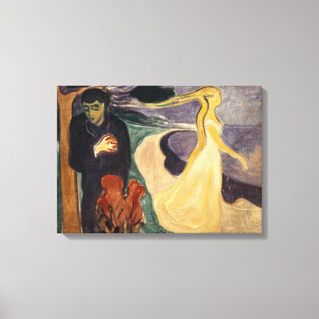 Impressão Em Tela Edvard Munch - Separação (Frente)