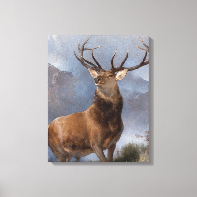 Impressão Em Tela Edwin Henry Landseer | Monarca do Glen (Frente)