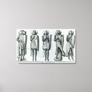 Impressão Em Tela Efígies do cavaleiro Templars