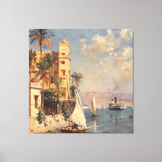 Impressão Em Tela Egito impressionista por volta de 1905