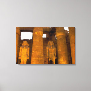 Impressão Em Tela Egito, Luxor. Templo de Karnack.
