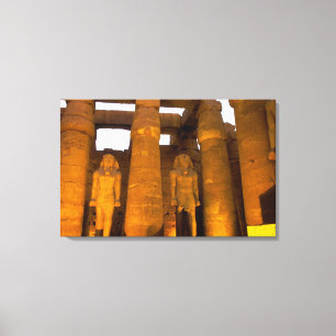 Impressão Em Tela Egito, Luxor. Templo de Karnack.