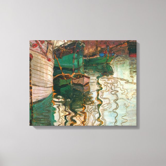 Impressão Em Tela Egon Schiele - Porto De Trieste (Frente)