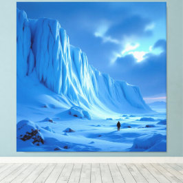 Impressão Em Tela „Eismauer – Das Ende der bekannten Welt“