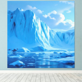 Impressão Em Tela „Eismauer – Das Ende der bekannten Welt“