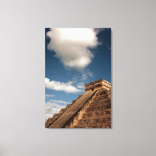 Impressão Em Tela El Castillo Em Chichen Itza (Frente)