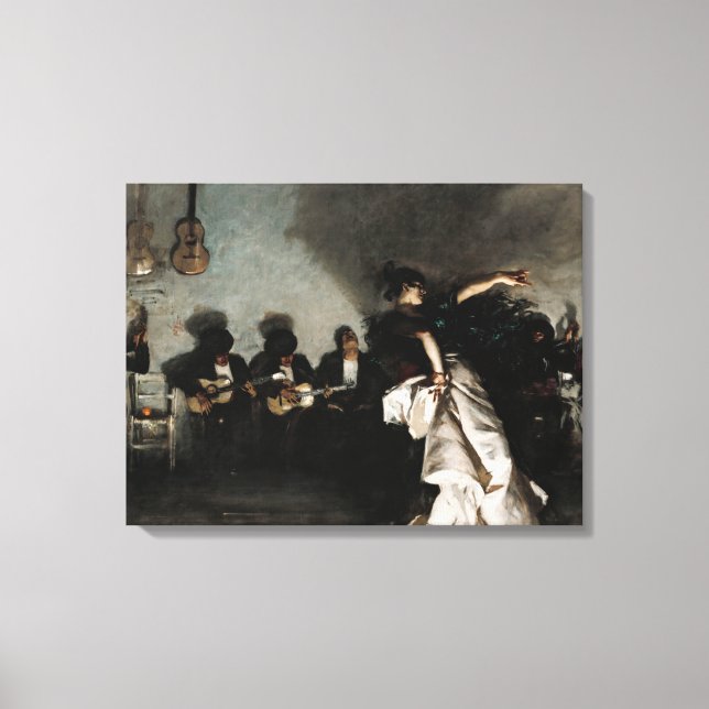 Impressão Em Tela El Jaleo, 1882, por John Singer Sargent (Frente)