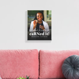 Impressão Em Tela Ela Acreditava Que Podia Fazer Graduação De Foto E