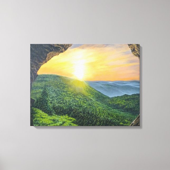 Impressão Em Tela Ele Está Risen! (Frente)