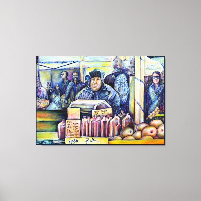 Impressão Em Tela Ele Ouviu, O Que Eu Vi (Frente)