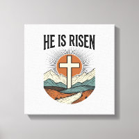 Ele Ressuscitou Cruz Nascer do Sol Camiseta Páscoa