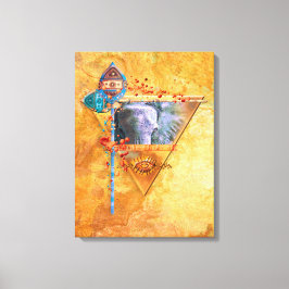 Impressão Em Tela Elefante Africano "O PODEROSO TRIBE"