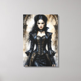 Impressão Em Tela Elegância Gótica