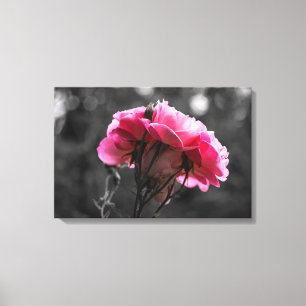 Impressão em Tela - Elegância Rosa Pink