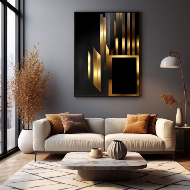 Impressão Em Tela Elegância Vertical Art Déco (Criador carregado)