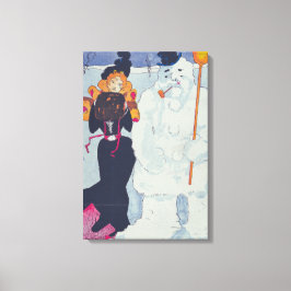 Impressão Em Tela Elegância Vitoriana Conhece o Neve