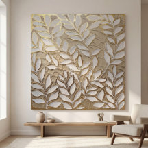 Elegant Gold Botanical Leaves – Realist