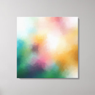 Impressão Em Tela Elegante Colorido de Tendência de Arte Abstrato M