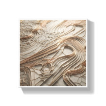 Elegante Fio de Ouro Geométrico Abstrato em Mármor