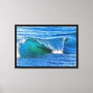 Impressão Em Tela Elegante Movimento de Água das Ondas do Oceano no