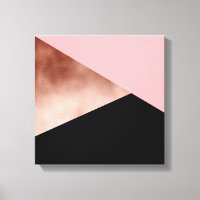 elegante preto-rosa-rosa, geométrico