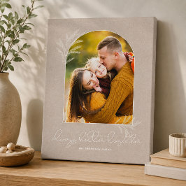 Impressão Em Tela Elegante Script | Melhor juntos Arco de Fotos da F