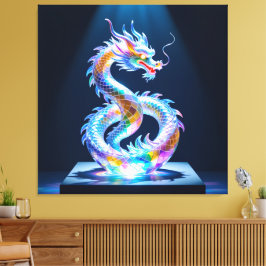 Impressão Em Tela Elegantes Glasdesign Kunst in ihrer klarsten Form