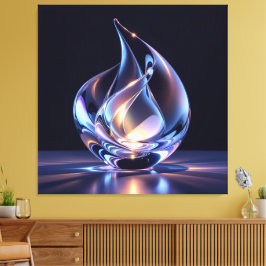 Impressão Em Tela Elegantes Glasdesign Kunst in ihrer klarsten Form