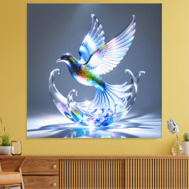 Impressão Em Tela Elegantes Glasdesign Kunst in ihrer klarsten Form