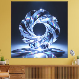 Impressão Em Tela Elegantes Glasdesign Kunst in ihrer klarsten Form