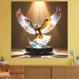 Impressão Em Tela Elegantes Glasdesign Kunst in ihrer klarsten Form