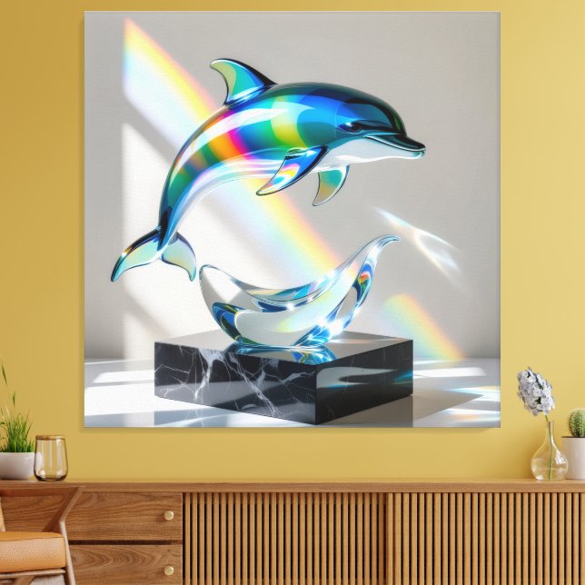 Impressão Em Tela Elegantes Glasdesign Kunst in ihrer klarsten Form (Insitu(Sala de estar))